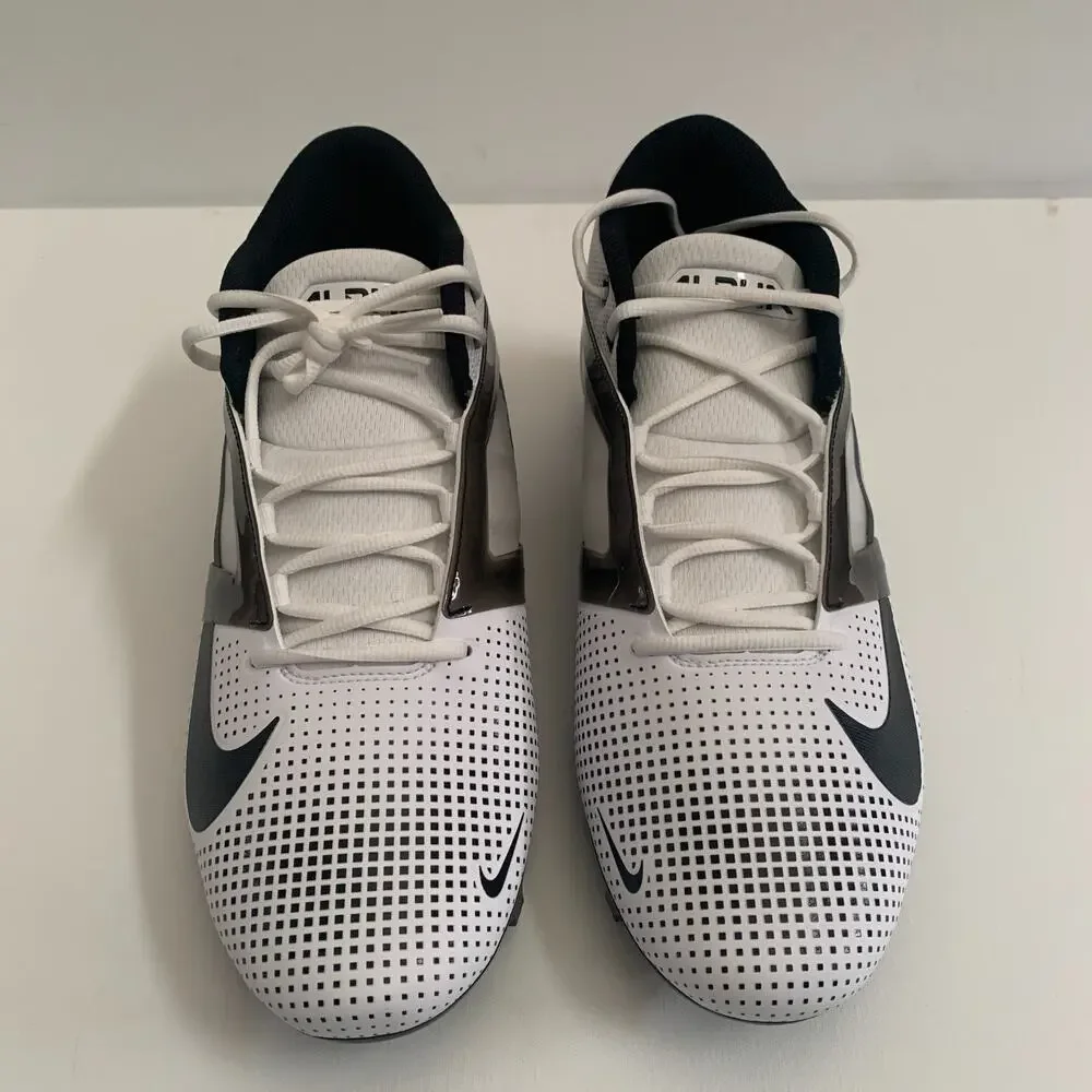 Nike Men's Size 13.5 Air Alpha Menace 4 Pro Football Cleats White FZ7702-105 New